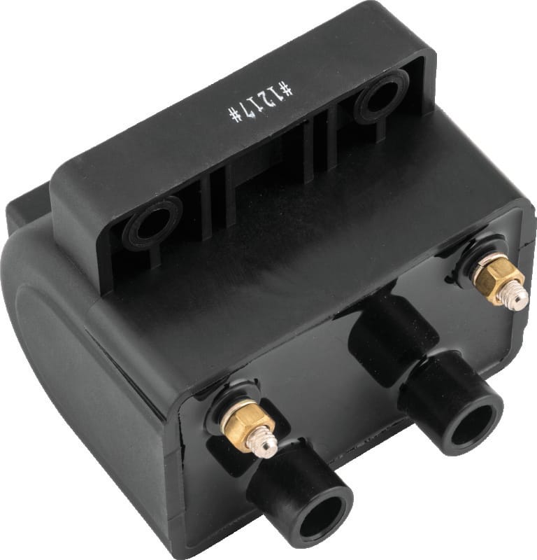 TwinPower — Twin Power 85-99 Big Twin 85-03 XL Exc EFI Twin Power Ignition Coil Black Replaces H-D 31614-83A