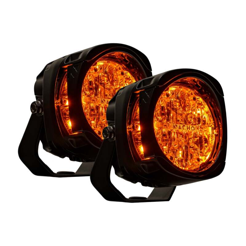 Nacho Offroad Technology — Nacho Lighting Quatro Chase - Amber (Pair)