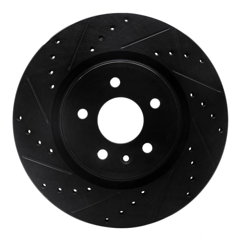 R1 Concepts — R1 09-10 Ford Taurus SHO Front Left Drilled & Slotted Black Brake Rotor
R1 Brake Rotor Drill