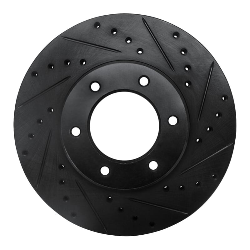 R1 Concepts — R1 93-98 Toyota T100 Front Right Drilled & Slotted Black Brake Rotor
R1 Brake Rotor Drill