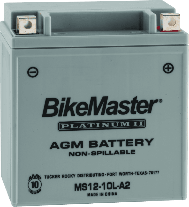 BikeMaster — MS12-10LA2 Battery, 12V Battery, 135mm L x 90mm W x 146mm H, 170 CCA