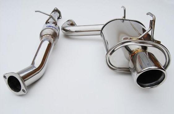 Invidia — Invidia 00+ S2000 Q300 Rolled Stainless Steel Single Tip Cat-back Exhaust