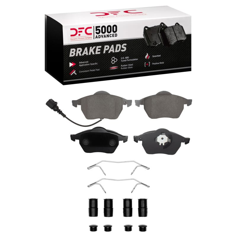 DFC — DFC 99-10 Volkswagen Jetta Sedan Front 5000 Advanced Ceramic Brake Pads and Hardware Kit
DFC Brake Pad Set