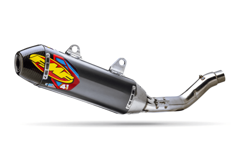 FMF Racing — FMF Racing Kawasaki KX450F 2024 SS Alum Factory 4.1 RCT SO Muffler w/ R. Carbon Cap