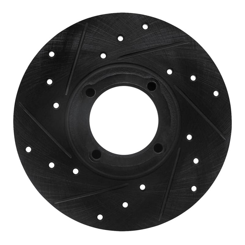R1 Concepts — R1 63-79 Austin Healey Sprite Front Left Drilled & Slotted Black Brake Rotor
R1 Brake Rotor Drill