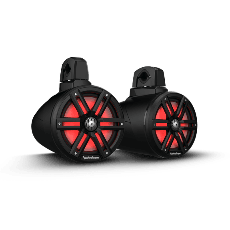 Rockford Fosgate UTV — Rockford Fosgate M2 8in. Color Optix 2-Way Wake Tower Speakers (Pair) - Black