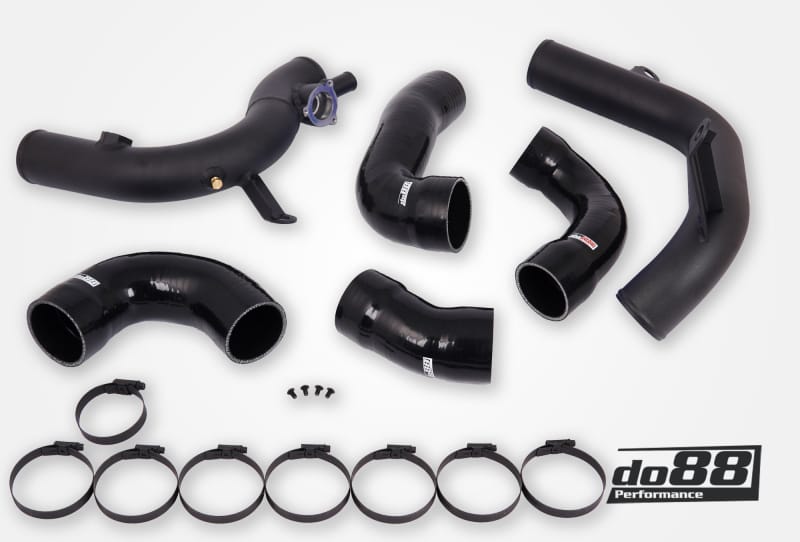 do88 — do88 VAG 2.0 TSI EA888 Gen4 (300hp+) do88 Intercooler Pressure Pipes Black Hoses