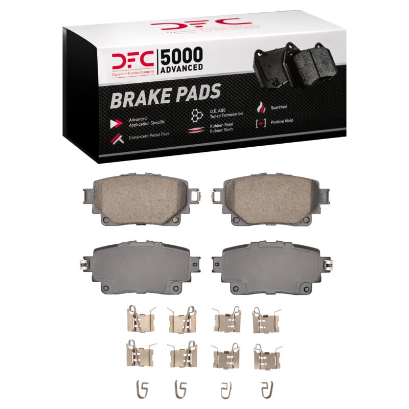 DFC — DFC 20-25 Lexus NX450h Rear 5000 Advanced Ceramic Brake Pads and Hardware Kit