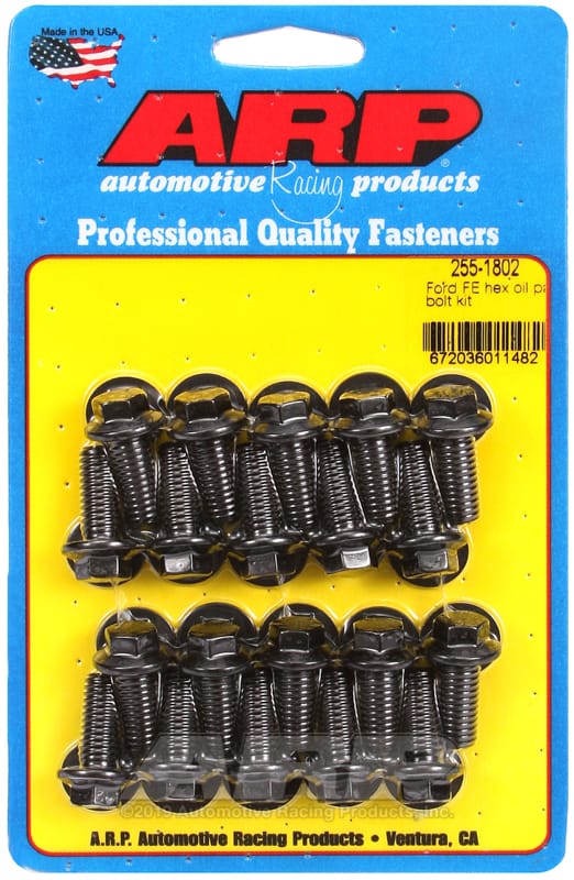 ARP — ARP Ford FE Hex Oil Pan Bolt Kit