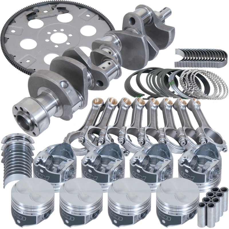 Eagle — Eagle Chevy 305 1Pc 3.480in Crank 5.700in I-Beam Rods 3.776in Pistons 168 Tooth FP Balanced Assembly
Bal Str & Strip Assy