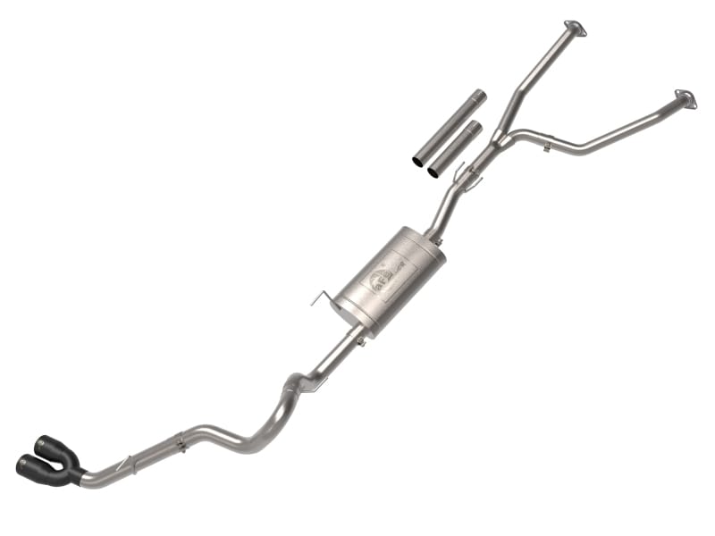 aFe — aFe 2022 Toyota Tundra V6-3.5L (tt) Vulcan Series 2.5in to 3in 304 SS Cat-Back Exhaust w/ Black Tip
Cat-Back Exhaust