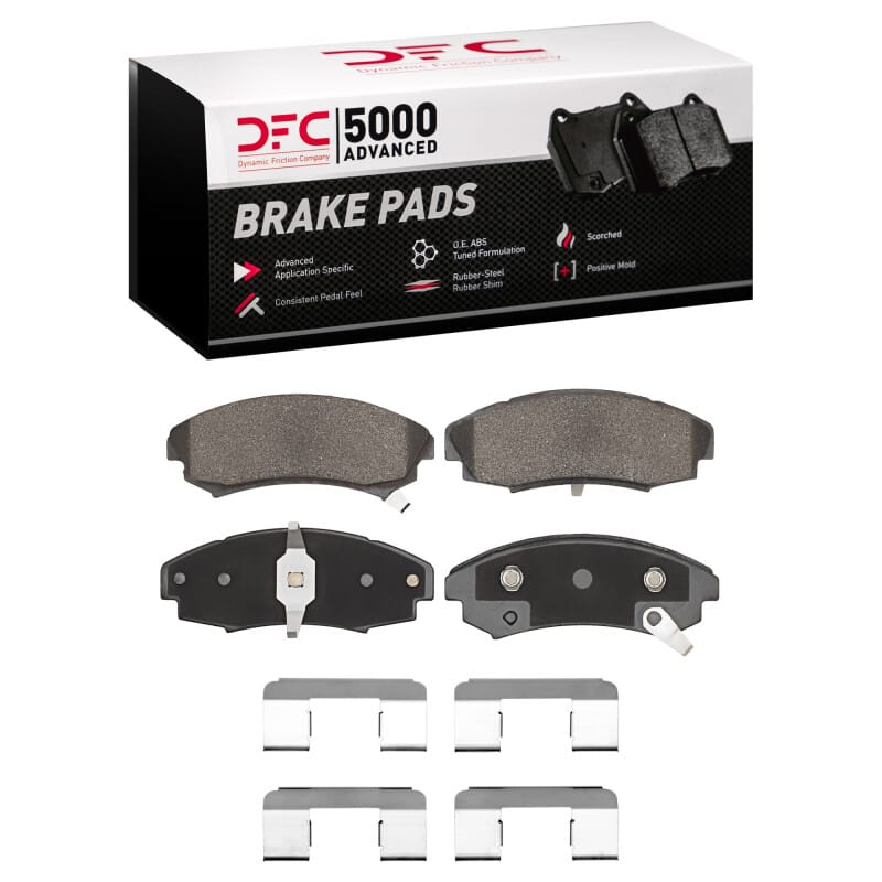 DFC — DFC 86-92 Buick Riviera Front 5000 Advanced Semi Metallic Brake Pads and Hardware Kit
DFC Brake Pad Set