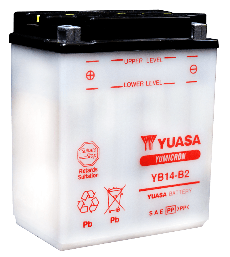 Yuasa Battery — Yuasa YB14-B2 Yumicron CX 12-Volt Battery