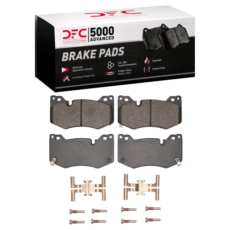 DFC — DFC 20-25 Cadillac CT5 Front 5000 Advanced Low Metallic Brake Pads and Hardware Kit