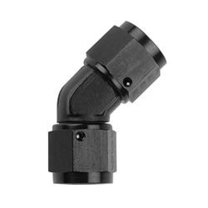Fragola — Fragola -3AN x 45 Degree Female Coupler - Black