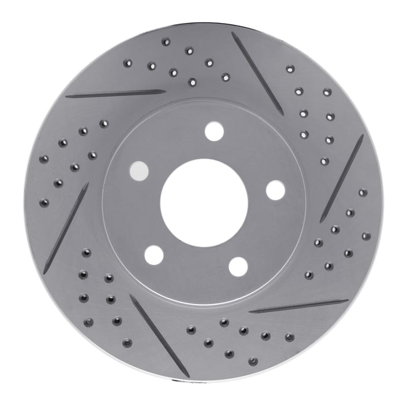R1 Concepts — R1 06-11 Chevrolet Hhr Front Right Drilled & Slotted Geo-Carbon Rotor