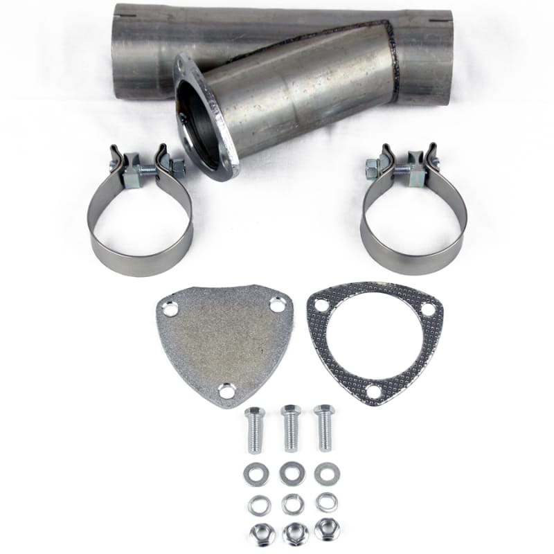 Granatelli Motor Sports — Granatelli 2.5in Aluminized Mild Steel Manual Exhaust Cutout w/Slip Fit/Band Clamp
Exhaust Cut-Out