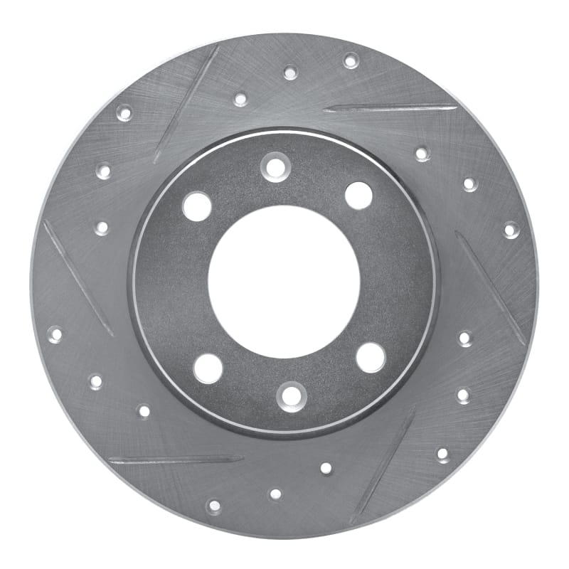 R1 Concepts — R1 89-91 Peugeot 405 Rear Left Drilled & Slotted Silver Brake Rotor
R1 Brake Rotor Drill