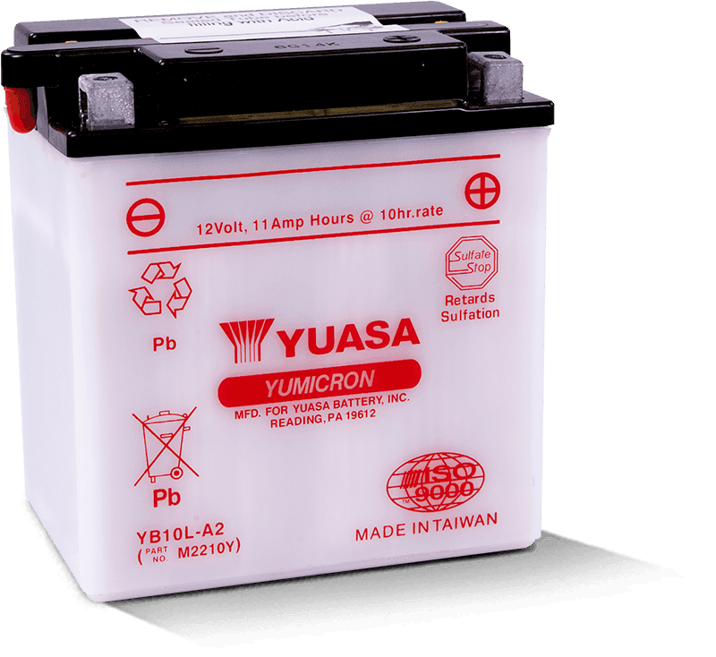 Yuasa Battery — Yuasa YB10L-A2 Yumicron 12-Volt Battery