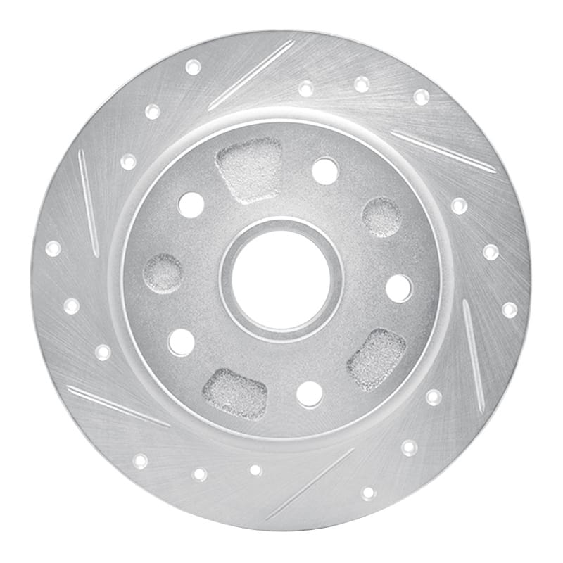 R1 Concepts — R1 88-92 Ford Probe Rear Left Drilled & Slotted Silver Brake Rotor
R1 Brake Rotor Drill