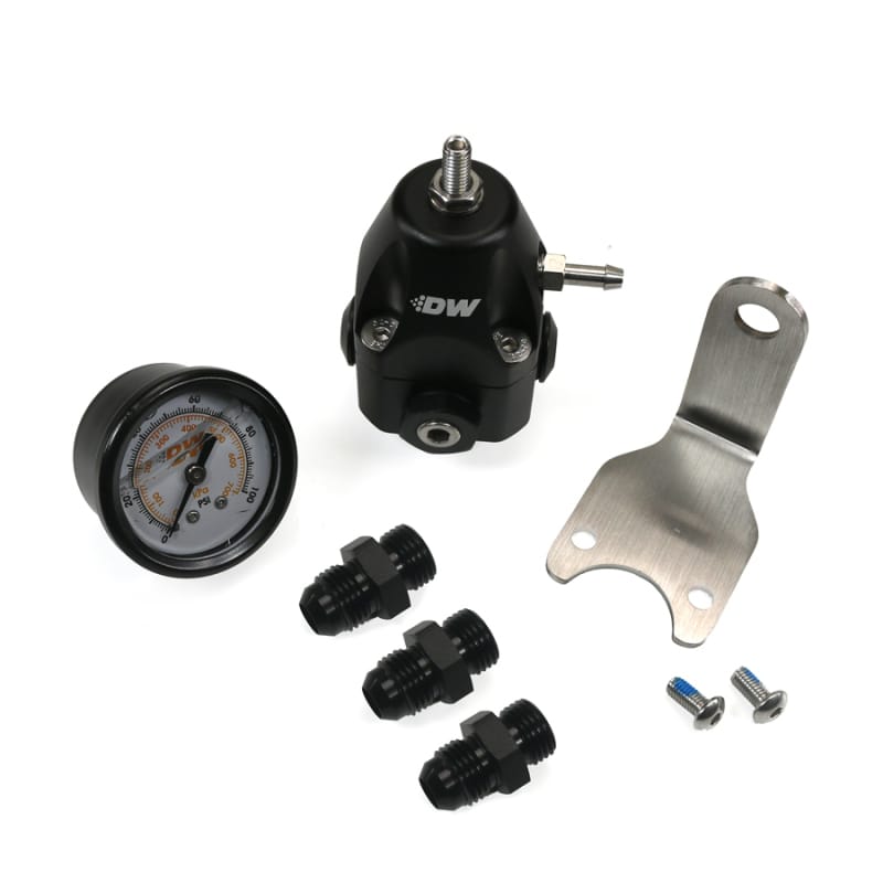 DeatschWerks — DeatschWerks DWR1000C AFPR + Pressure Gauge + 6AN Fittings - Anodized Black
Regulators