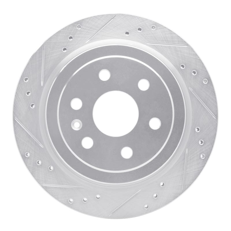 R1 Concepts — R1 10-16 Cadillac SRX Rear Left Drilled & Slotted Silver Brake Rotor
R1 Brake Rotor Drill