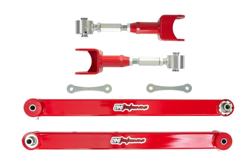 UMI Performance — UMI 78-96 GM B-Body Trailing Arm Kit - Red