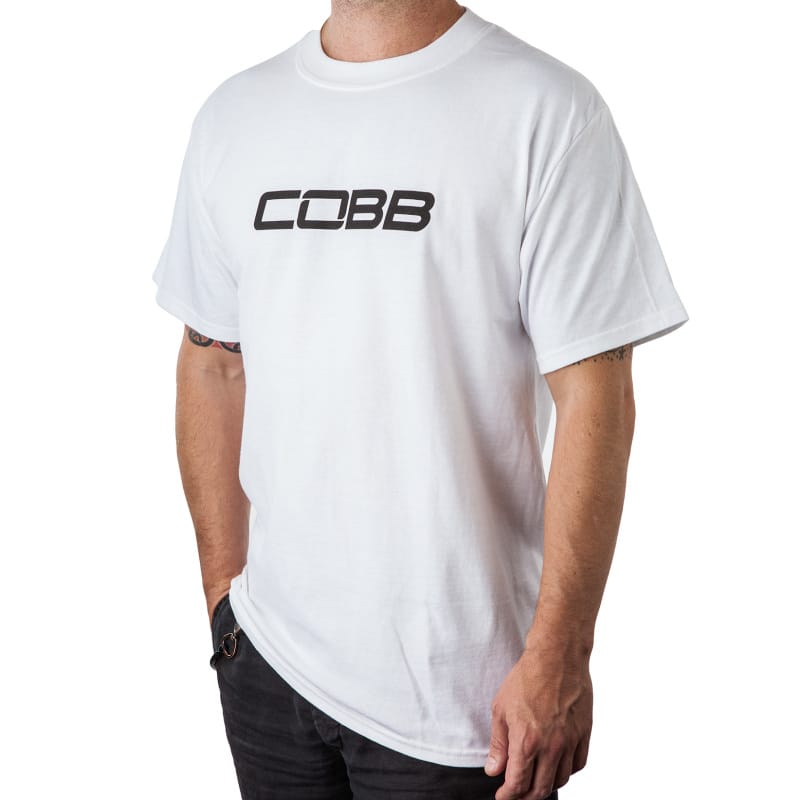 COBB — Cobb Tuning Logo Mens White T-Shirt - XSM