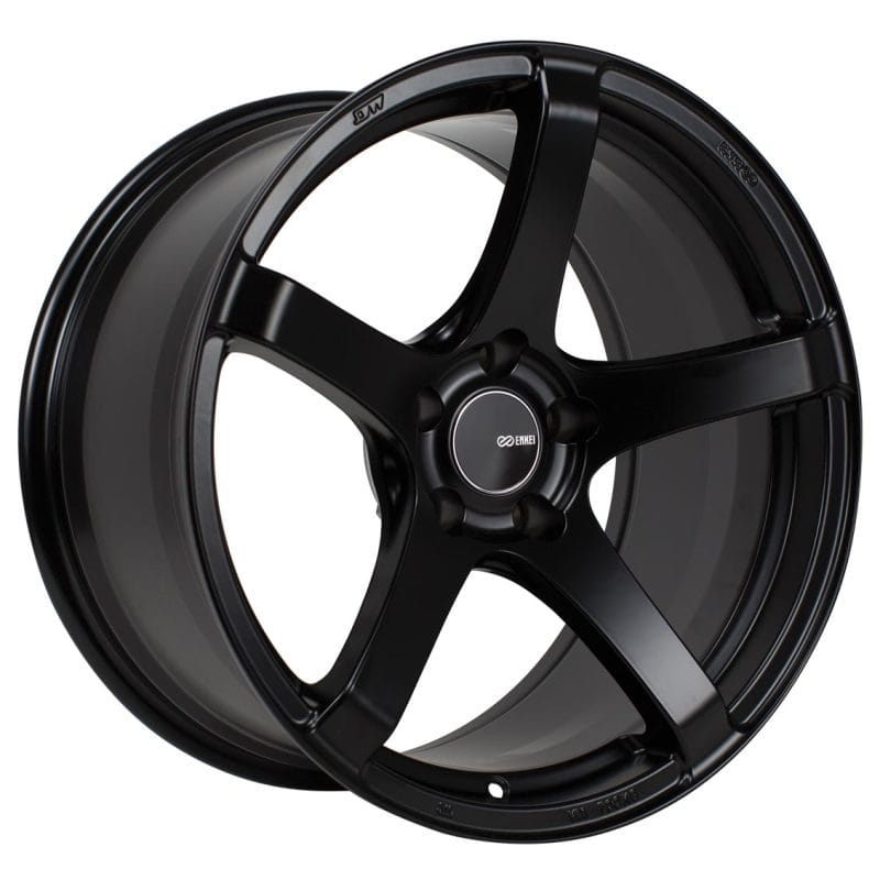 Enkei — Enkei Kojin 17x8 45mm Offset 5x100 Bolt Pattern 72.6mm Bore Dia Matte Black Wheel