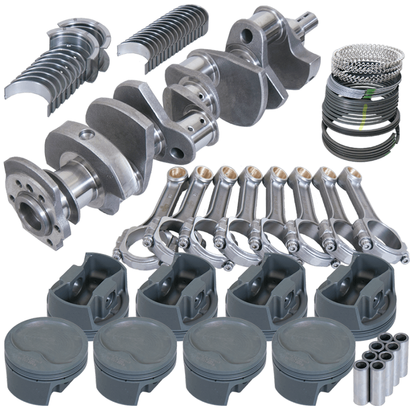 Eagle — Eagle Chevy 350 3.750in Crank 5.700in I-Beam Rods -16cc 4.030in Pistons Rotating Assembly
Street & Strip Assy