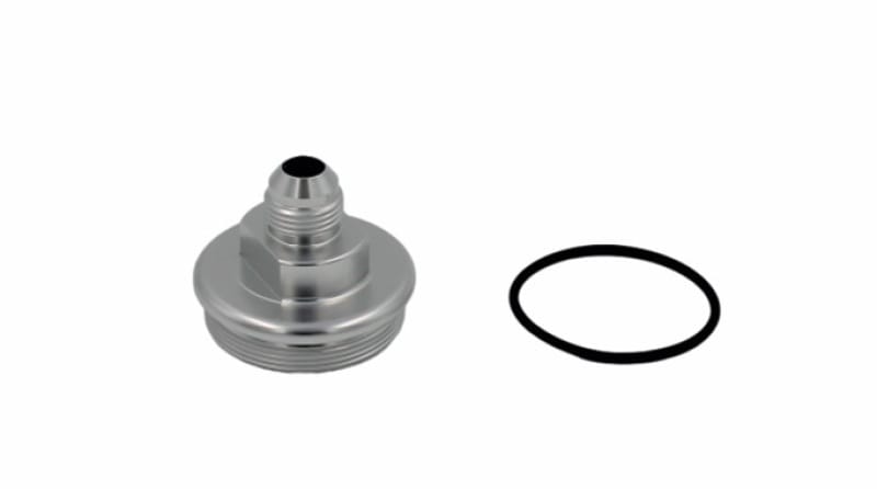 Fuelab — Fuelab Replacement Filter Cap -8AN Outlet - Clear