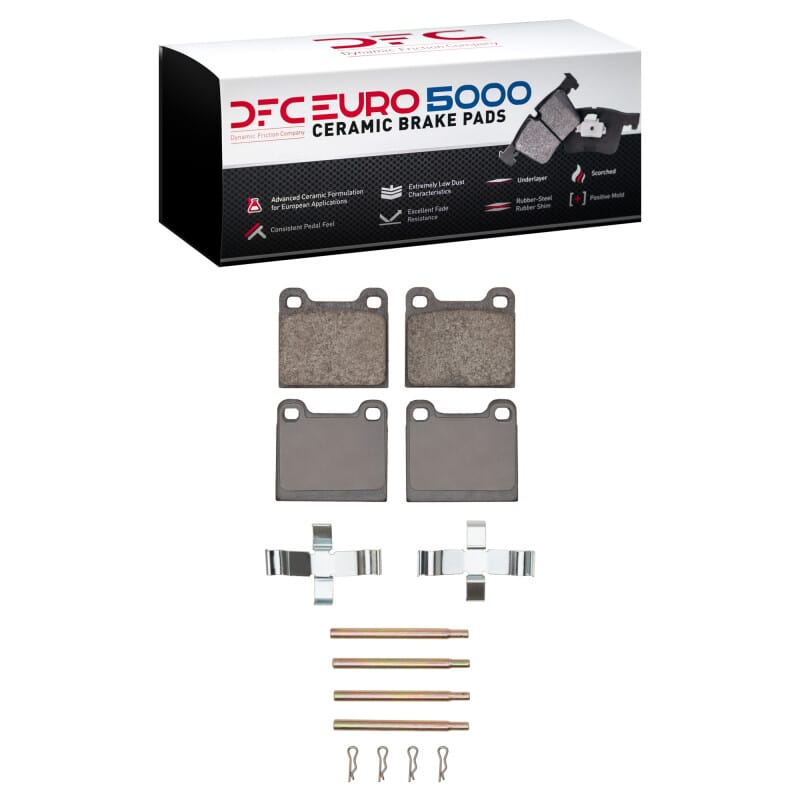 DFC — DFC 67-91 Mercedes-Benz 350SDL Rear Euro 5000 Ceramic Brake Pads and Hardware Kit
DFC EURO Pads + HW