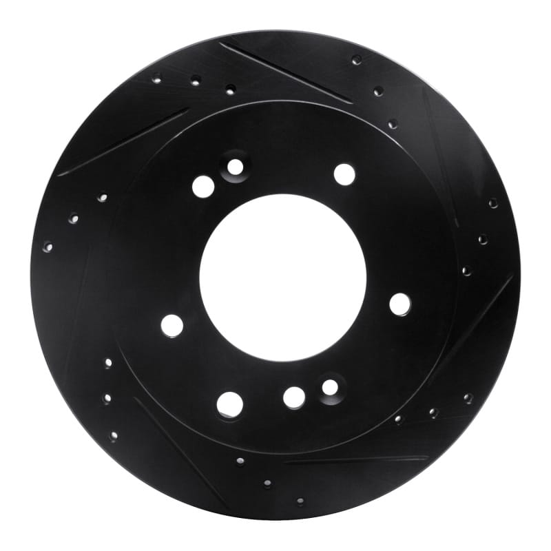 R1 Concepts — R1 03-06 Kia Sorento Rear Right Drilled & Slotted Black Brake Rotor
R1 Brake Rotor Drill