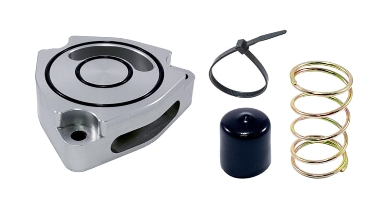 Torque Solution — Torque Solution Blow Off BOV Sound Plate (Silver) 11+ Hyundai Veloster Turbo