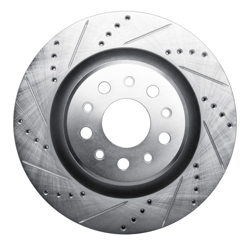 R1 Concepts — R1 17-24 Maserati LeVante Rear Left Drilled & Slotted Silver Brake Rotor
R1 Brake Rotor Drill