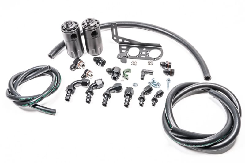 Radium Engineering — Radium Engineering Dual Catch Can Kit Gallardo LP Fluid Lock