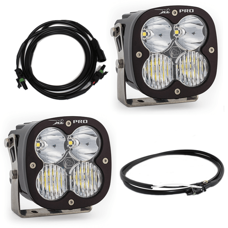 Baja Designs — Baja Designs Jeep JL/JT Rubicon Steel Bumper LED Light Kit XL Pro w/Upfitter