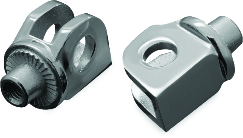 Kuryakyn — Kuryakyn Splined Peg Adapter Honda GL1800/Suzuki Front Chrome