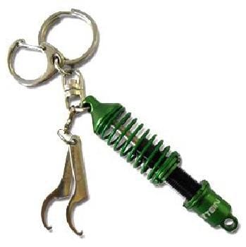 Tein — Tein Damper Keychain with Wrench - Green/Black