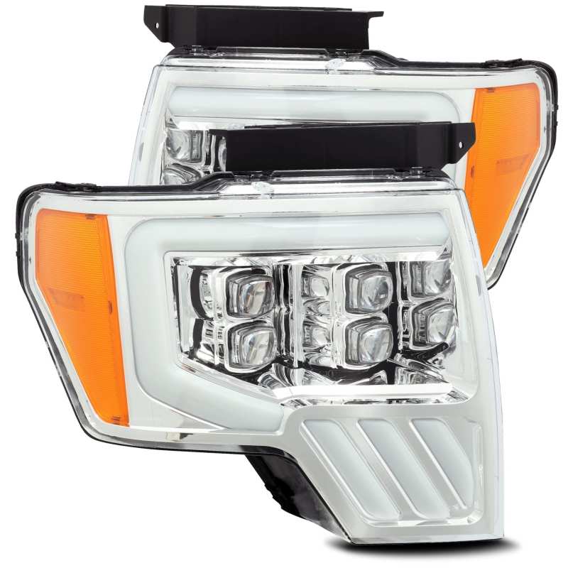 AlphaRex — AlphaRex 09-14 Ford F-150 NOVA LED Projector Headlights Plank Style Chrome w/Activ Light/Seq Signal
Projector Headlights