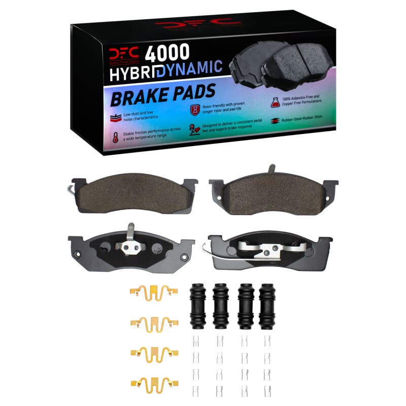 DFC — DFC 88-90 Chrysler Imperial Front 4000 HybriDynamic Brake Pads and Hardware Kit
DFC Brake Pad Set