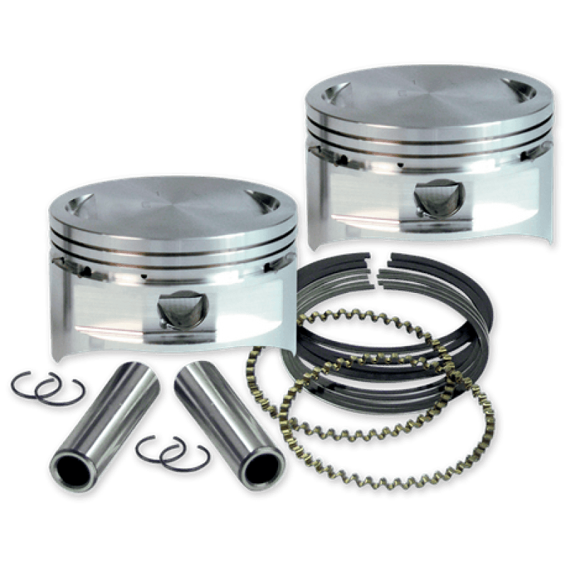S&S Cycle — S&S Cycle 84-99 BT 4in x 4-1/2in Piston Set - Standard