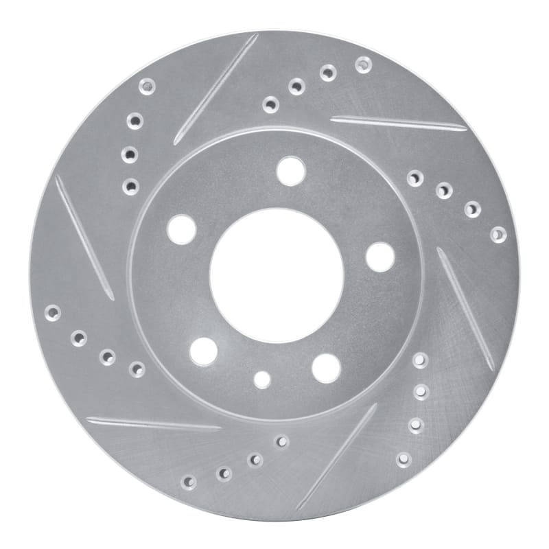 R1 Concepts — R1 82-90 Volvo 760 Series Front Left Drilled & Slotted Silver Brake Rotor
R1 Brake Rotor Drill
