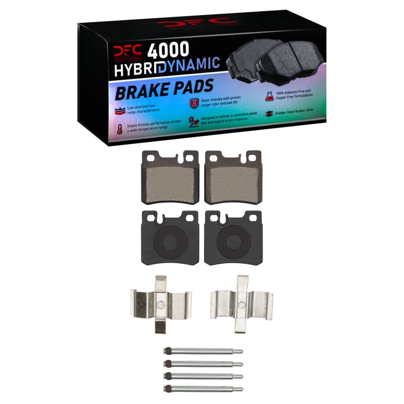 DFC — DFC 92-95 Mercedes-Benz E500 Rear 4000 HybriDynamic Brake Pads and Hardware Kit
DFC Brake Pad Set