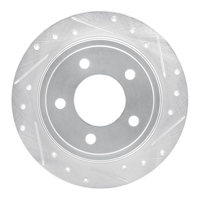 R1 Concepts — R1 93-04 Chrysler Concorde Rear Right Drilled & Slotted Silver Brake Rotor
R1 Brake Rotor Drill