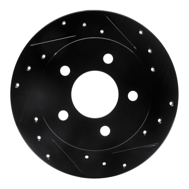 R1 Concepts — R1 94-04 Ford Mustang Rear Right Drilled & Slotted Black Brake Rotor
R1 Brake Rotor Drill
