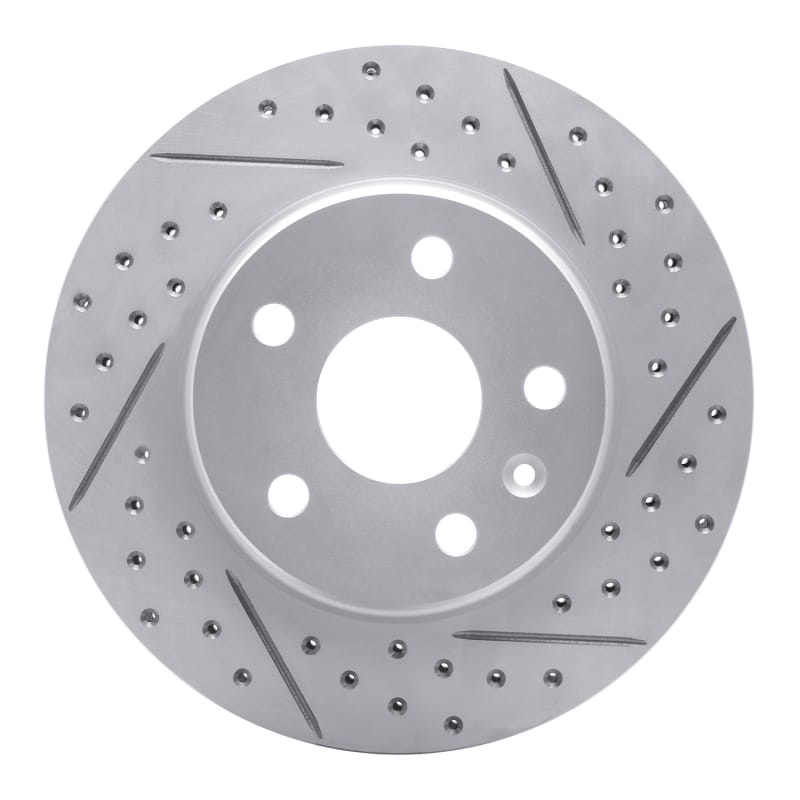 R1 Concepts — R1 11-16 Buick Regal Front Right Drilled & Slotted Geo-Carbon Rotor