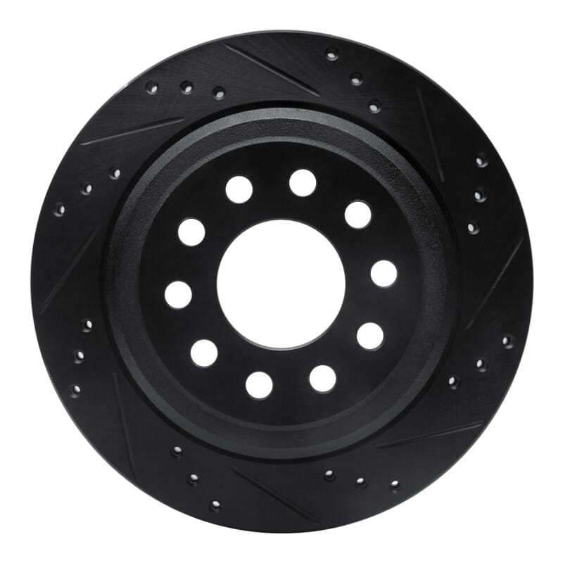 R1 Concepts — R1 03-11 Lincoln Town Car Rear Right Drilled & Slotted Black Brake Rotor
R1 Brake Rotor Drill