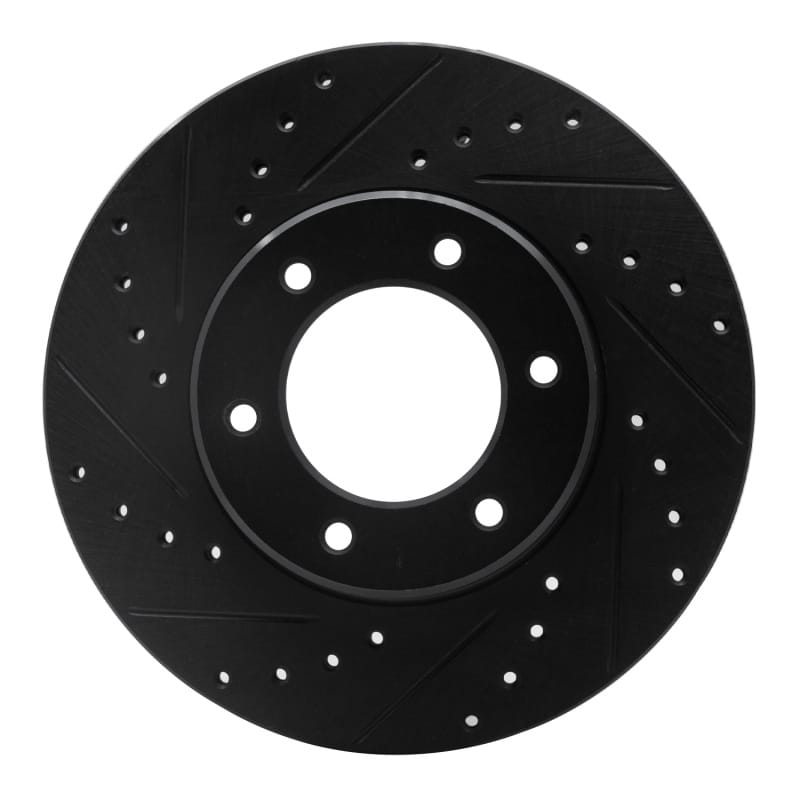 R1 Concepts — R1 93-98 Toyota T100 Front Left Drilled & Slotted Black Brake Rotor
R1 Brake Rotor Drill