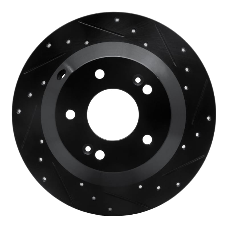 R1 Concepts — R1 10-21 Hyundai Santa Fe XL Rear Right Drilled & Slotted Black Brake Rotor
R1 Brake Rotor Drill
